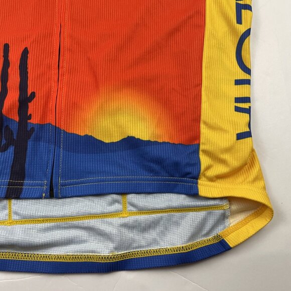 Canari Arizona Cycling Jersey Men’s L Full Zip Short Sleeve Bike Shirt Route 66 - Picture 11 of 11